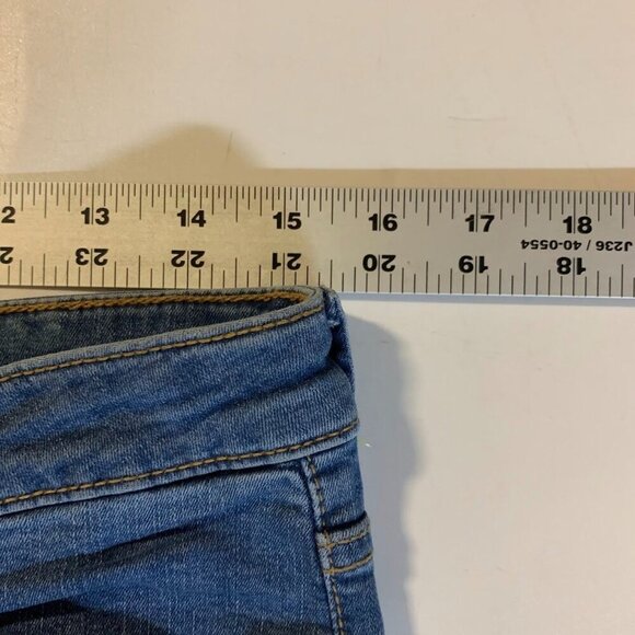 Mango Women's NOA‎ High Rise Cotton Stretch Tapered Denim Jeans Size 10 - Picture 12 of 14